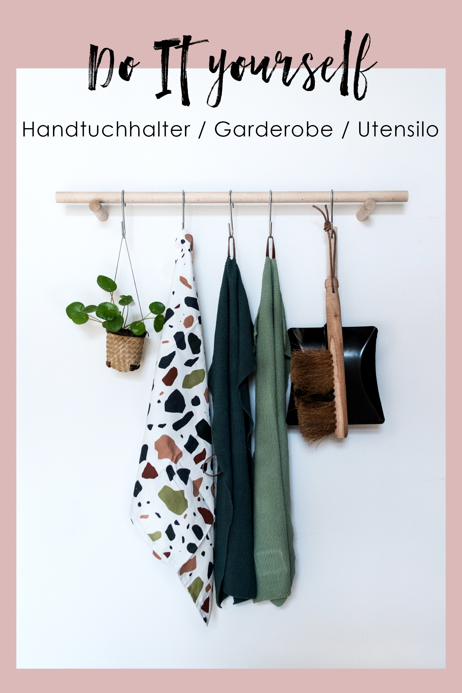 DIY Handtuchhalter Garderobe - www.craftifair.com